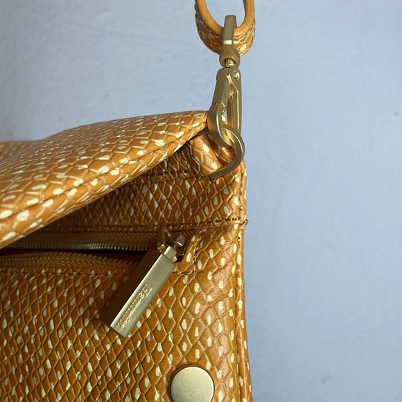 Hammitt | VIP Medium Apricot Snake Gold Brushed Crossbody Bag NWT - Picture 8 of 10